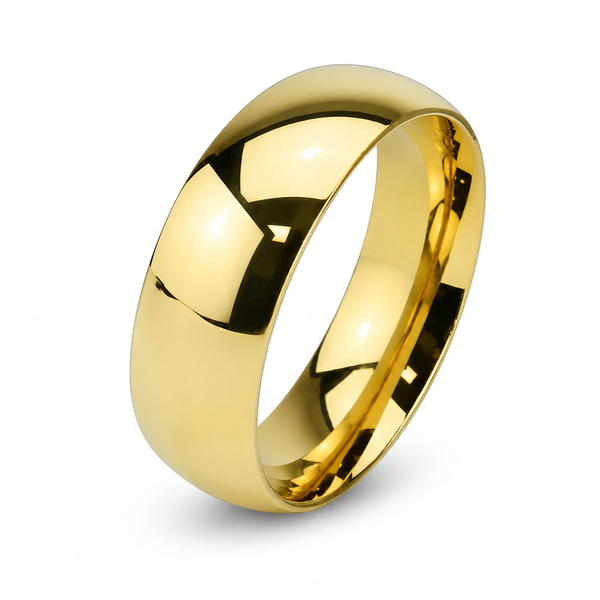 The Gold Standard — 14K Gold Titanium Band