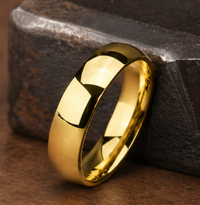 The Gold Standard — 14K Gold Titanium Band